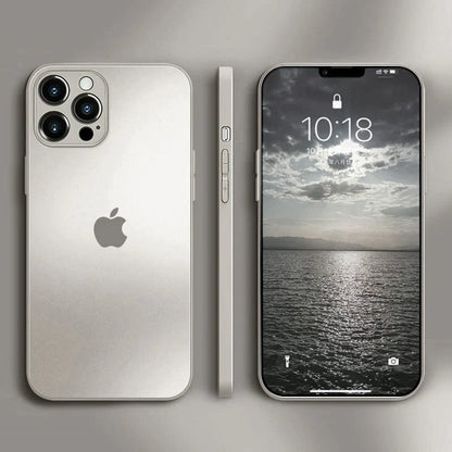Frosted glass case for iphone