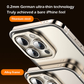 Titanium steel frame transparent case for iphone