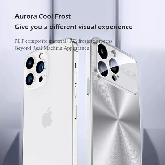 Aurora laser large window  case for iphone