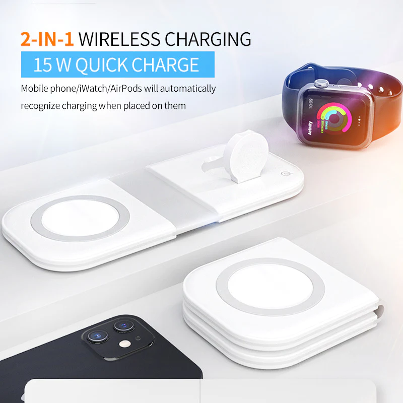 High quality magnetic wireless charger (three in one)