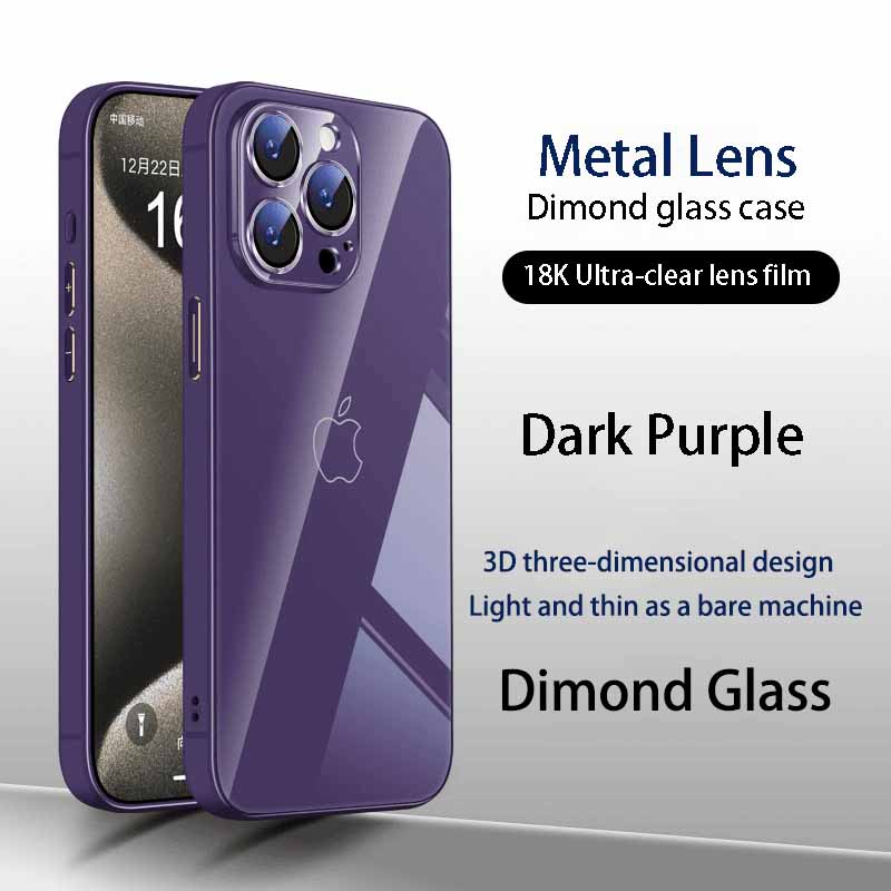 Dimond glass phone case for iphone