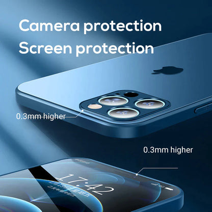 Frosted glass case for iphone