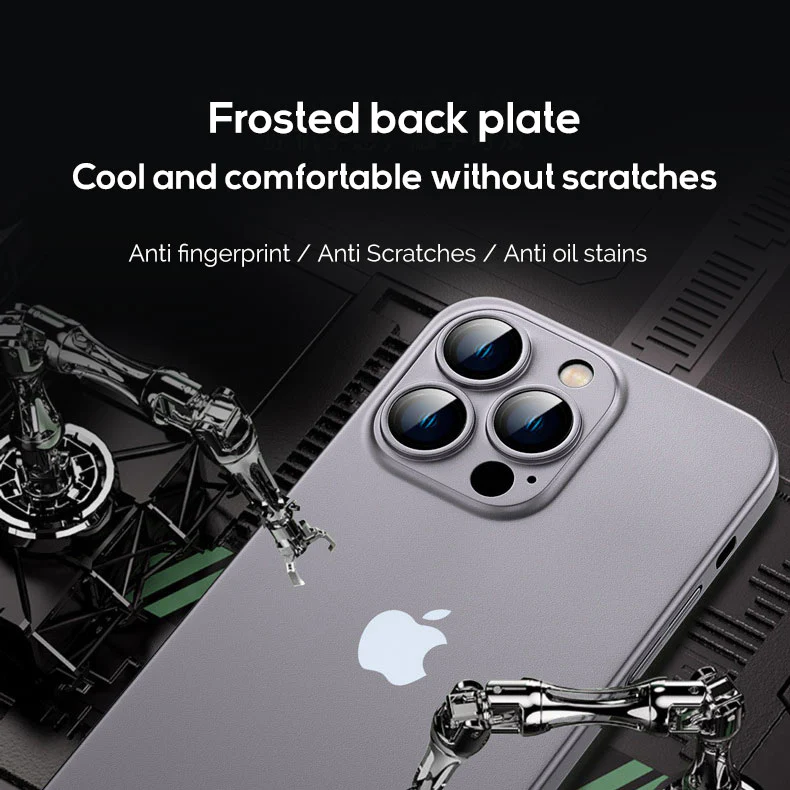 Ultra thin skin friendly scrub feel case for iPhone