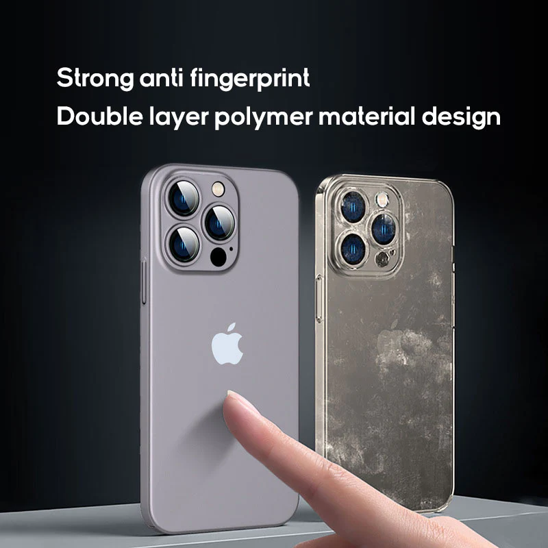 Ultra thin skin friendly scrub feel case for iPhone