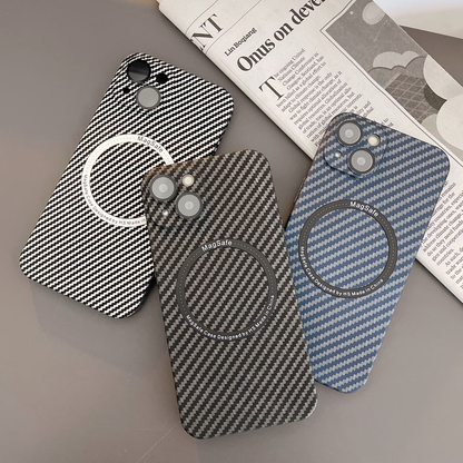 Magsafe carbon fiber magnetic iphone case