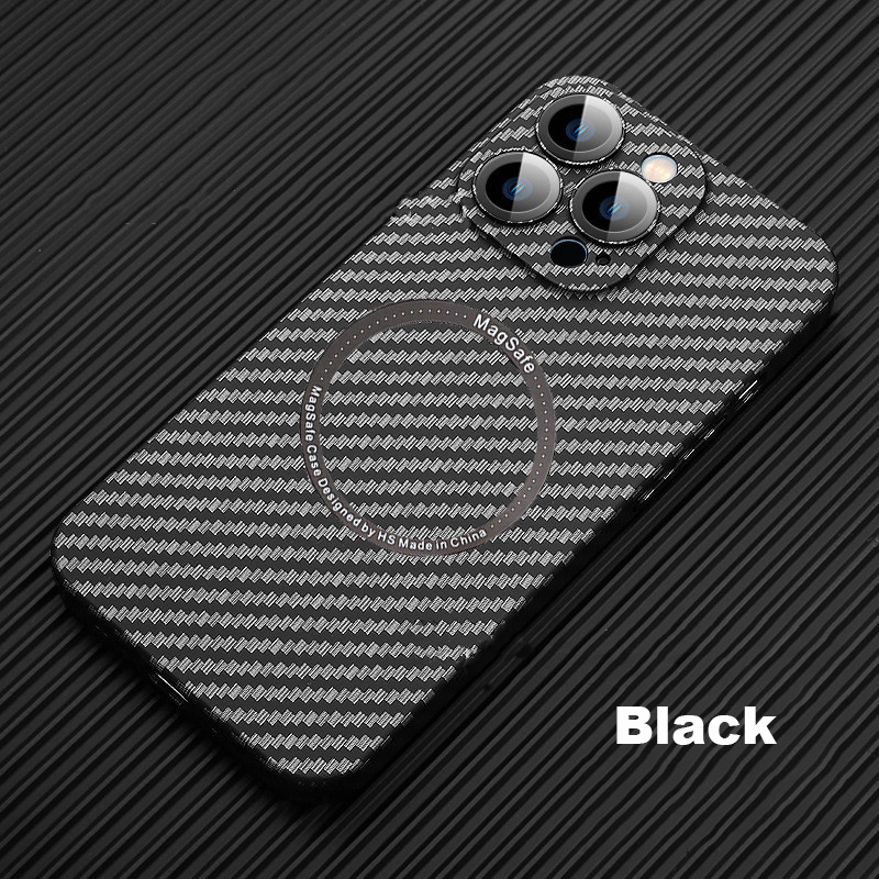 Magsafe carbon fiber magnetic iphone case