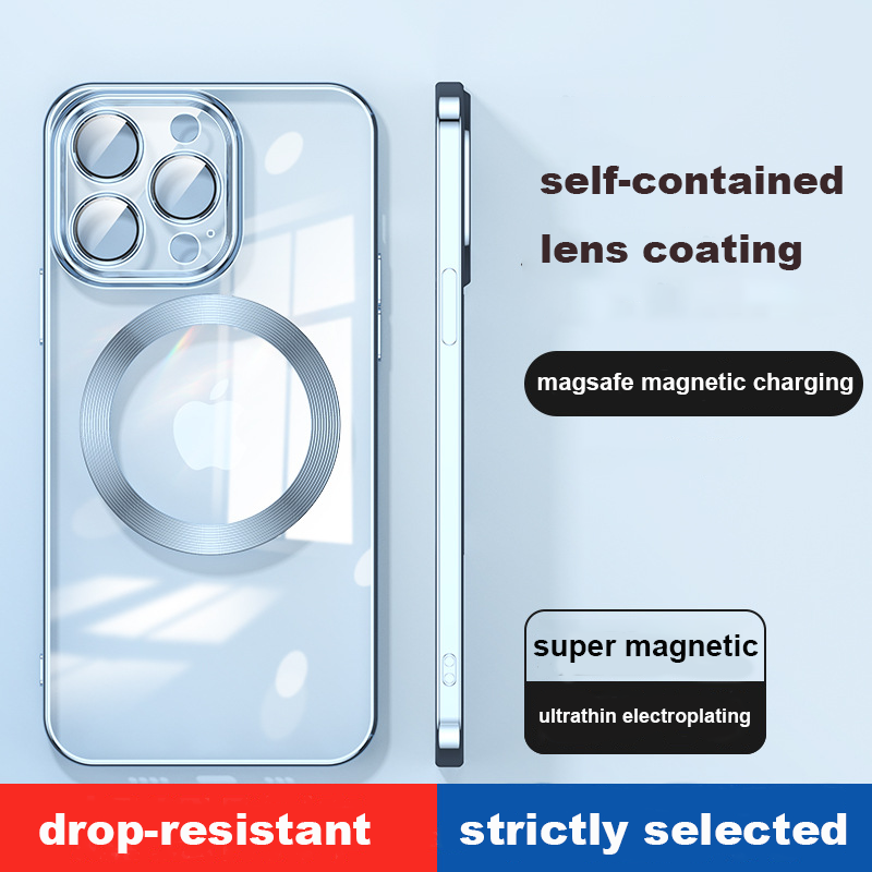 Ultrathin and transparent magsafe magnetic case for iphone