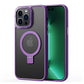 Magsafe invisible bracket frosted case for iPhone
