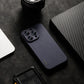 Leather and frosted hand-feeling backplane iPhone case