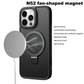 Magsafe invisible bracket frosted case for iPhone