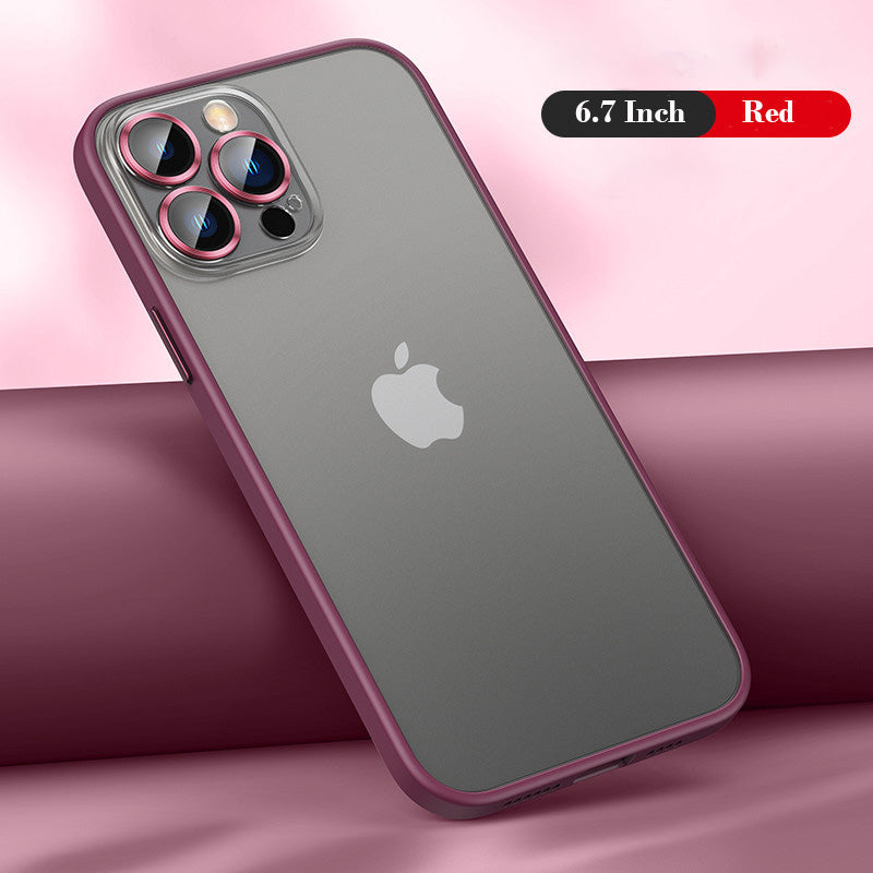 Skin touch frosted case for iphone