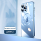 Magsafe Electroplated PC Transparent  Case for iPhone